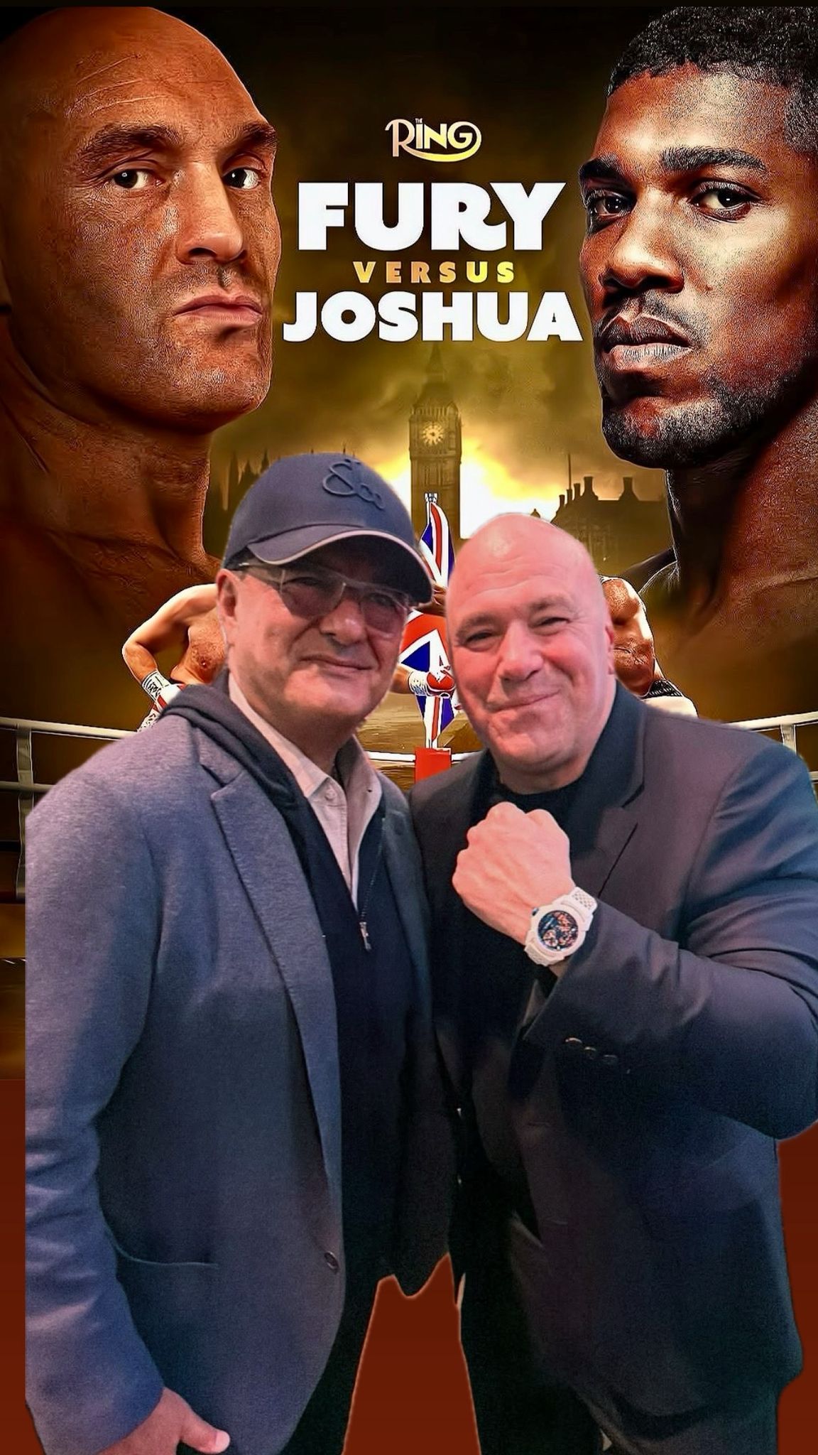 Anthony Joshua vs Tyson Fury. Dana White